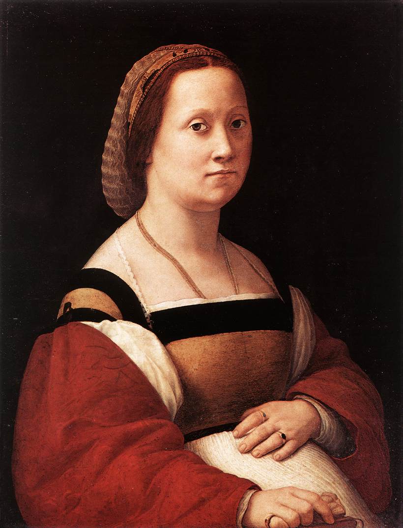 RAFFAELLO Sanzio Portrait of a Woman (La Donna Gravida) drty